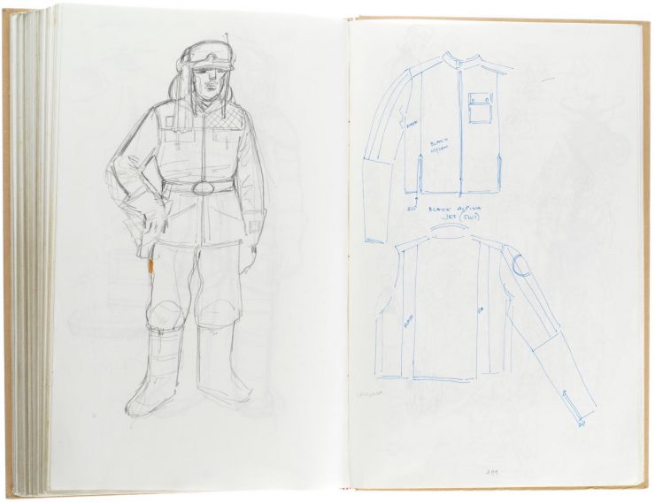 Star Wars Costume Design Sketch Book 13