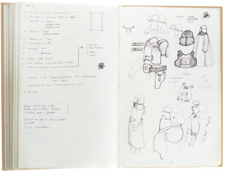 Star Wars Costume Design Sketch Book 3