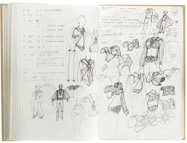 Star Wars Costume Design Sketch Book 9