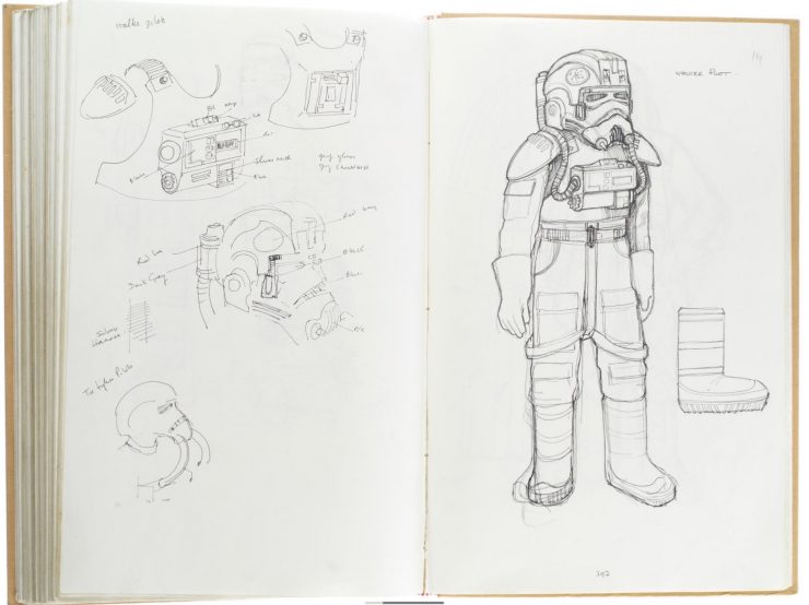 Star Wars Costume Design Sketch Book Main 1