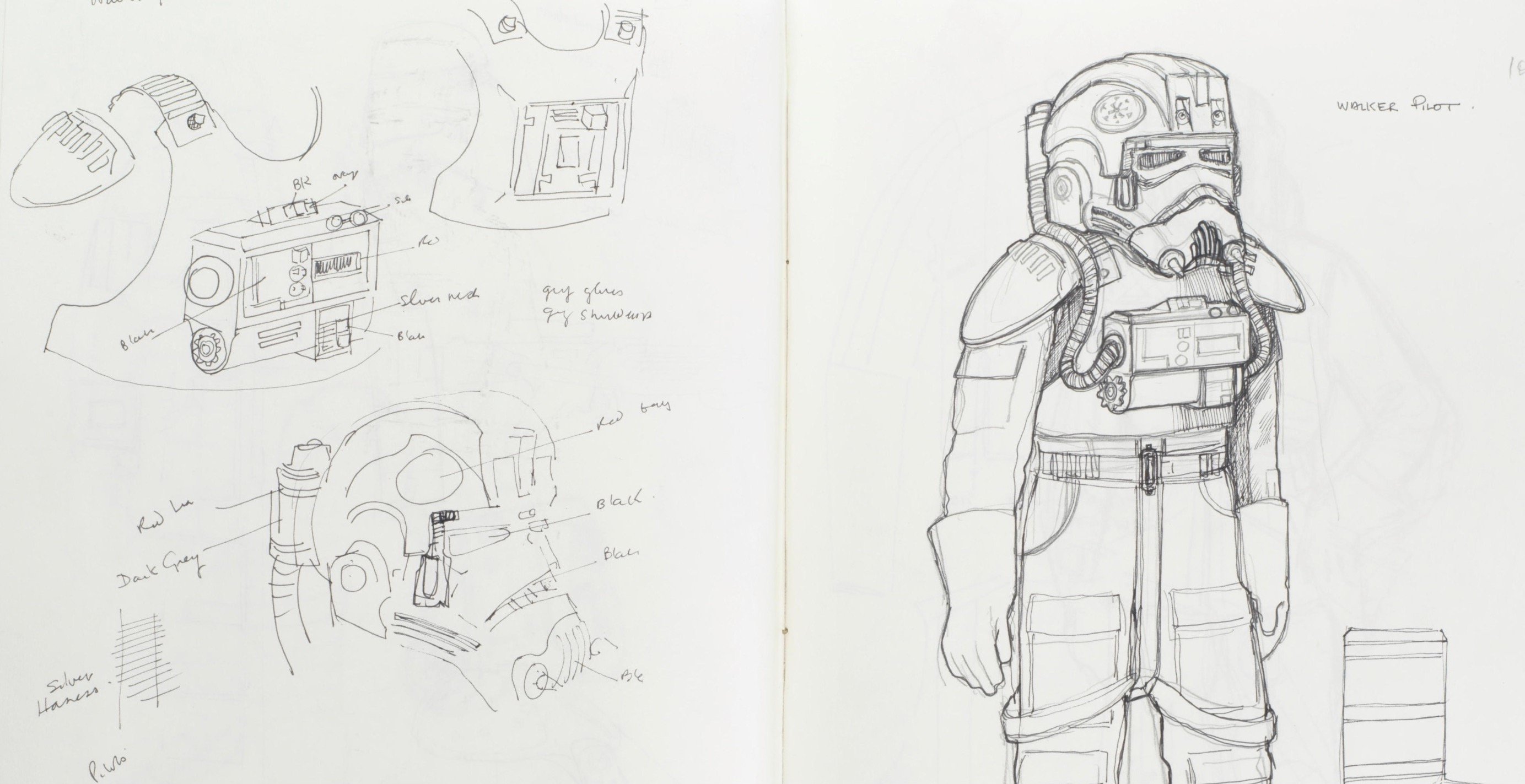 Star Wars Costume Design Sketch Book Main