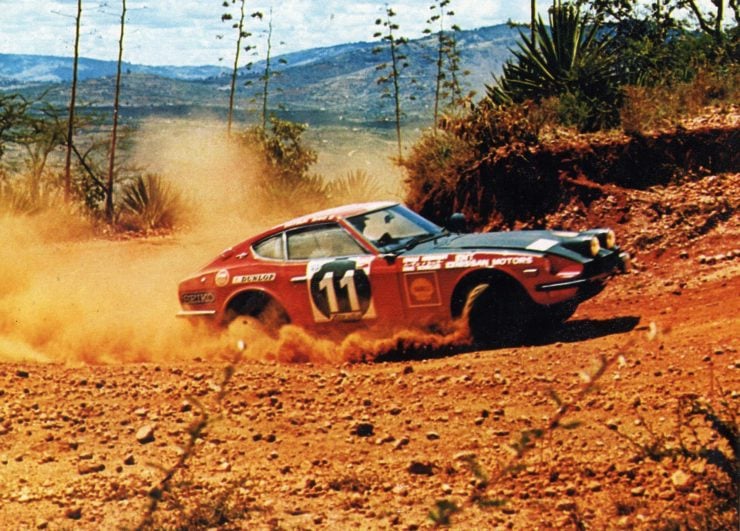 East African Safari Rally Datsun 240Z Edgar Herrmann Hans Schüller