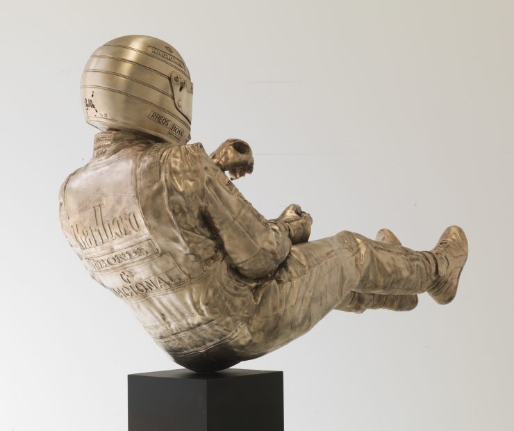 Ayrton Senna Sculpture Rear