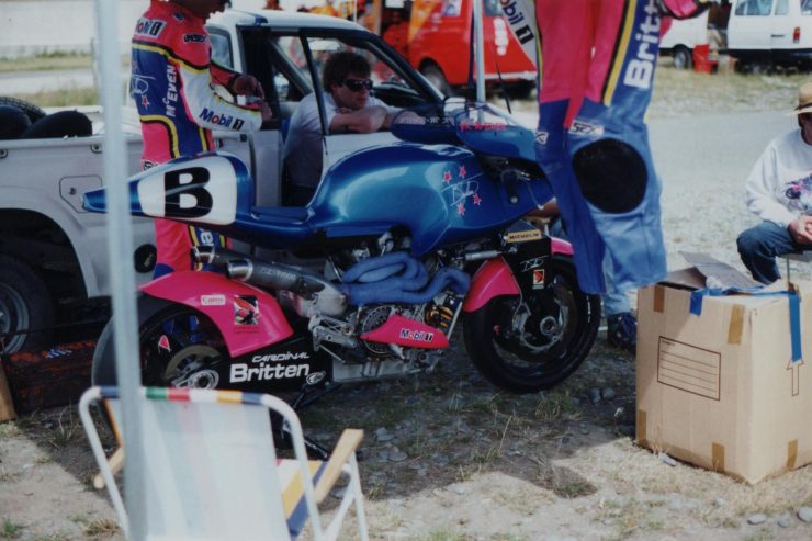 Britten V1000 Motorcycle On Track 2