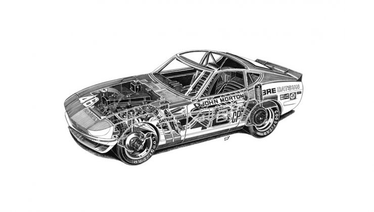 Datsun 240Z Cutaway