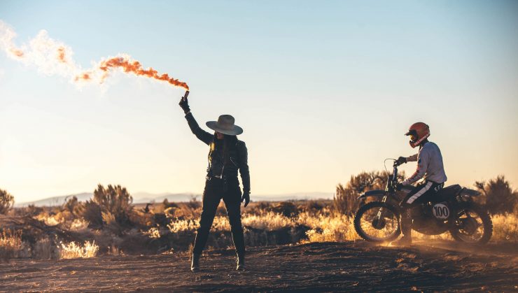 Desert Race Motorcycle