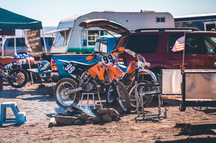 Desert Race Motorcycle