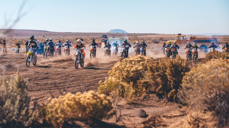 Desert Race Motorcycle