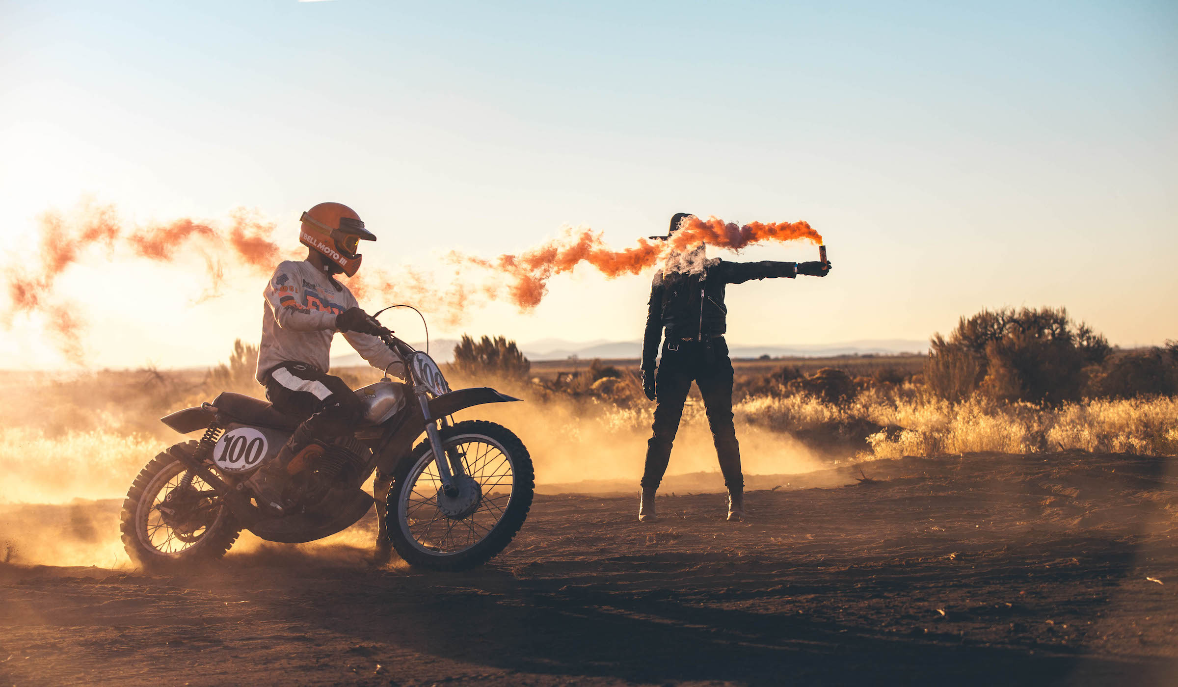 Desert Race Motorcycle