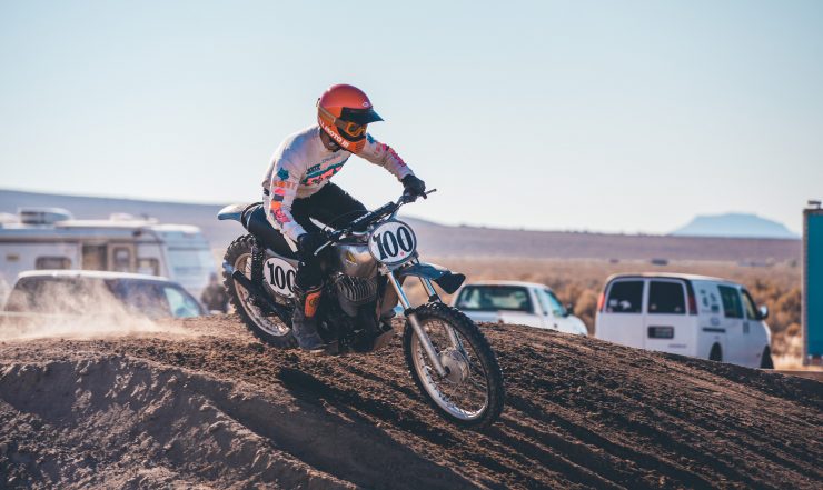 Desert Race Motorcycle