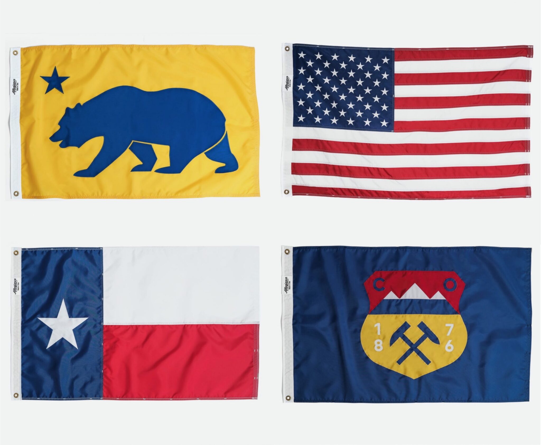Allegiance flags made in the usa