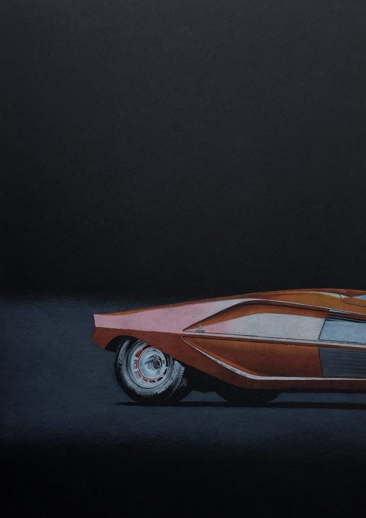 Lancia Stratos Zero Art Arsenio