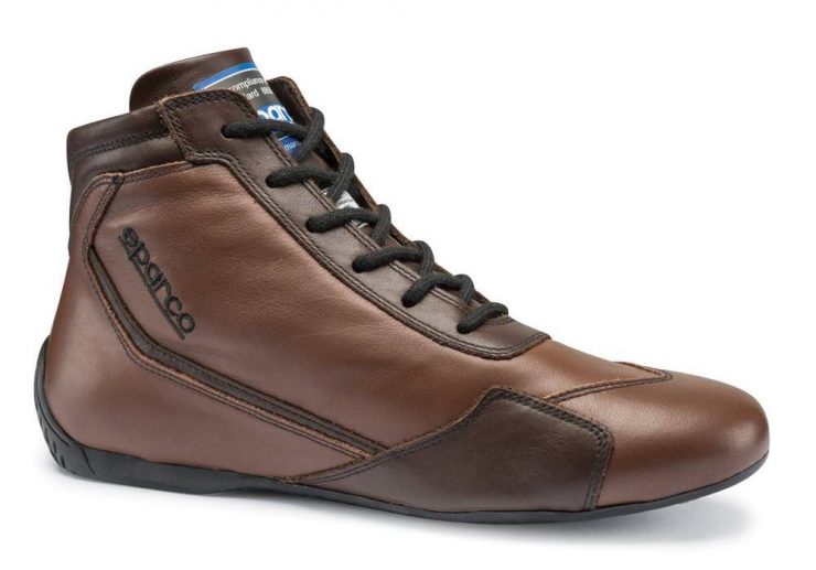 Sparco Slalom RB-3 Classic Racing Boots Brown