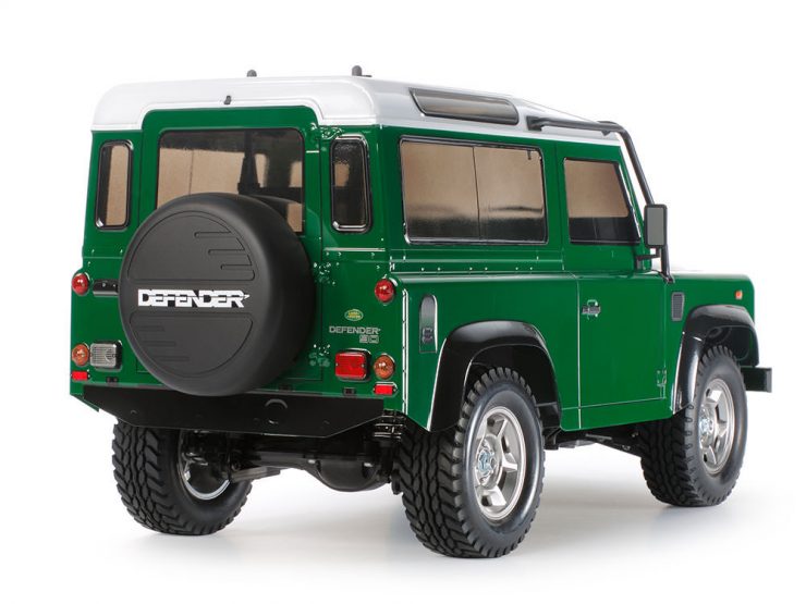 Tamiya Land Rover Defender RC Model Back