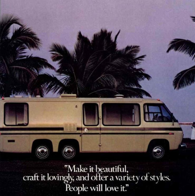 GMC Motorhome advertising