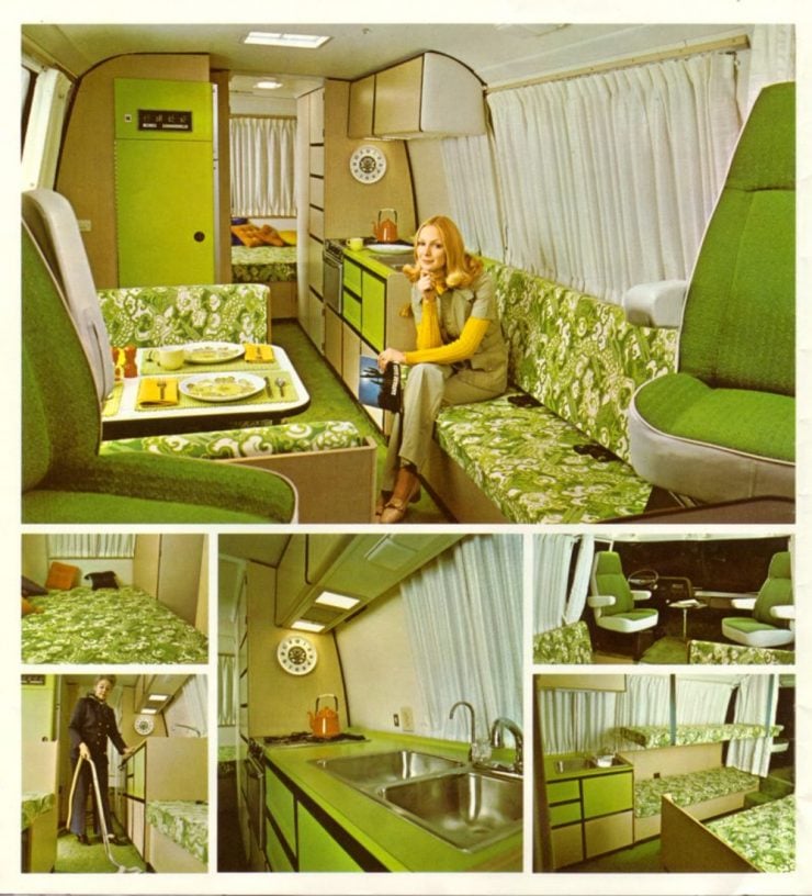 GMC Motorhome interior advertisement