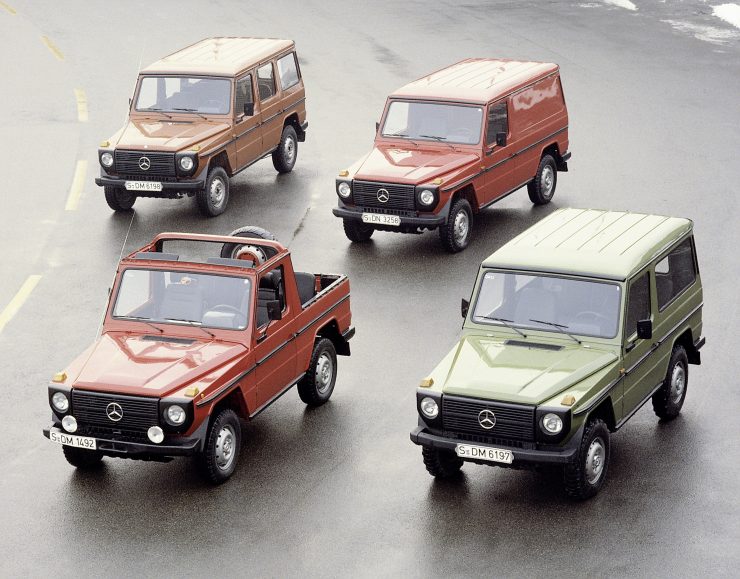 Mercedes-Benz G-Wagen 460 body styles