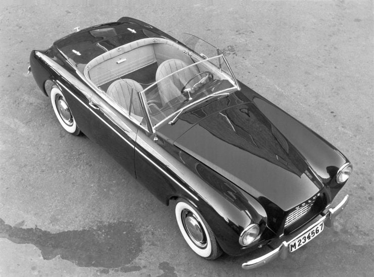 Volvo P1900 sports car Bill Tritt design