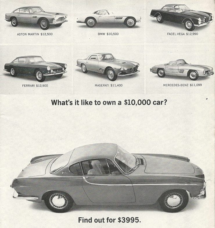 Volvo P1800 coupé advertisement