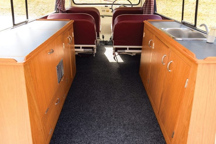 Bedford CA Dormobile Camper Interior 3