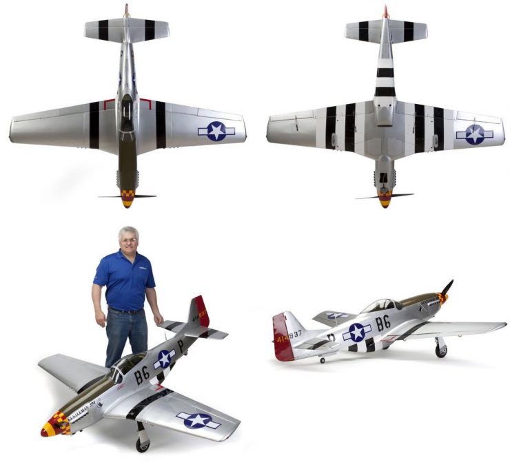 Hangar 9 P-51D Mustang 60cc ARF RC Plane 2