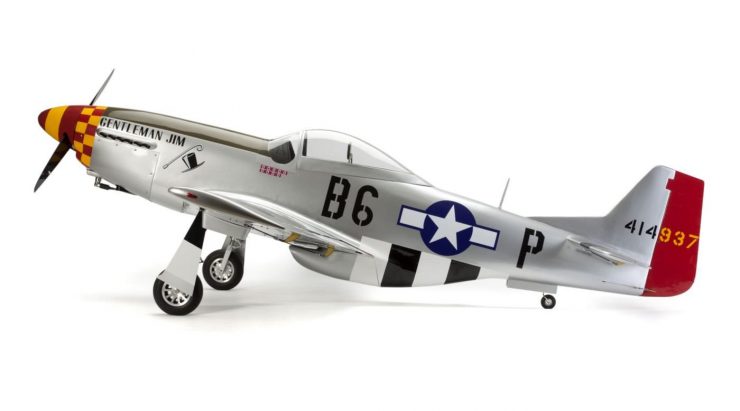 Hangar 9 P-51D Mustang 60cc ARF RC Plane Side