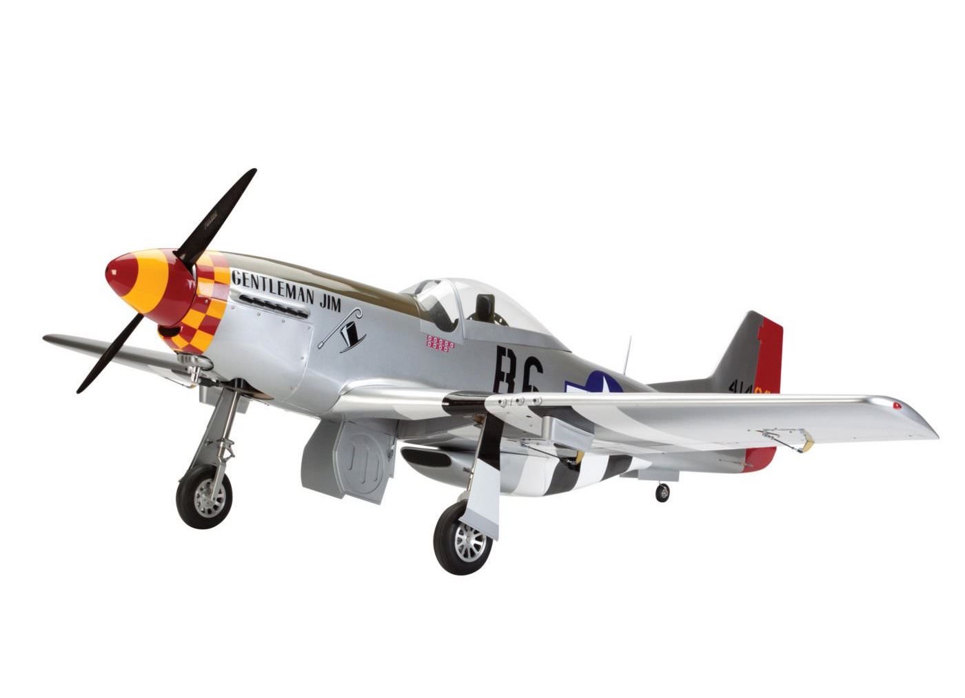 Hangar 9 P-51D Mustang 60cc R/C Plane - 7 ft 5 in Wingspan