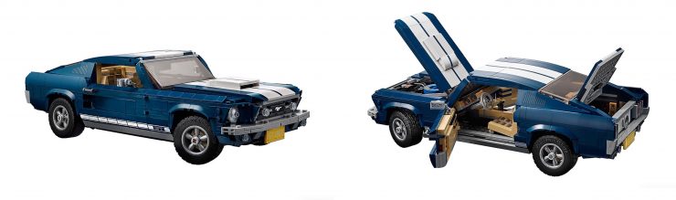 Lego Ford Mustang Collage