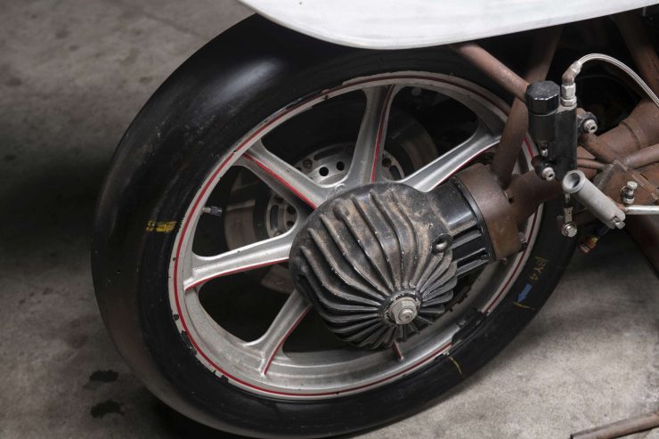 MV Agusta 750 Prototype Turbo Motorcycle Back Wheel