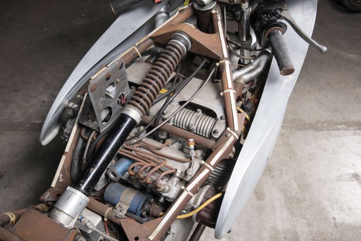 MV Agusta 750 Prototype Turbo Motorcycle Engine