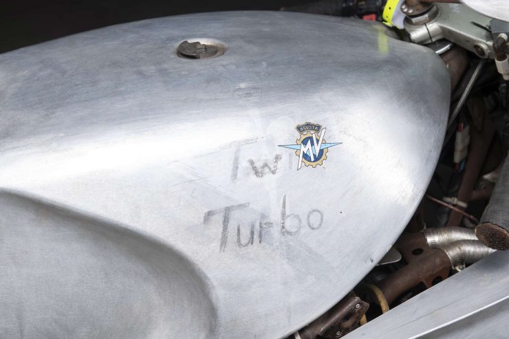 MV Agusta 750 Prototype Turbo Motorcycle Fuel Tank