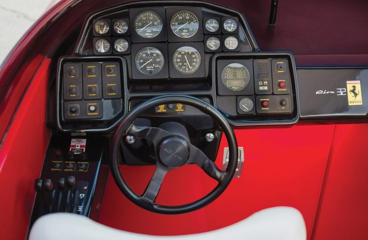 Riva Ferrari 32 Cockpit