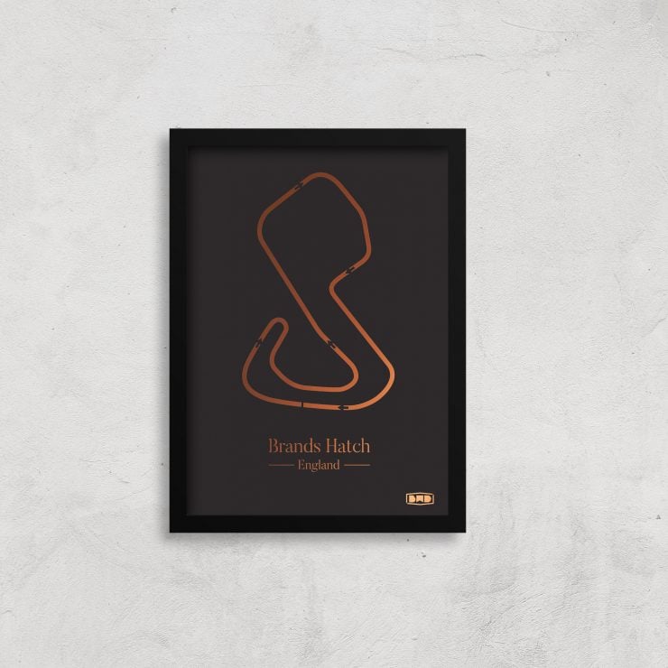 Auto Design Prints Racing Cuts – The World's Great Race Tracks Brands Hatch