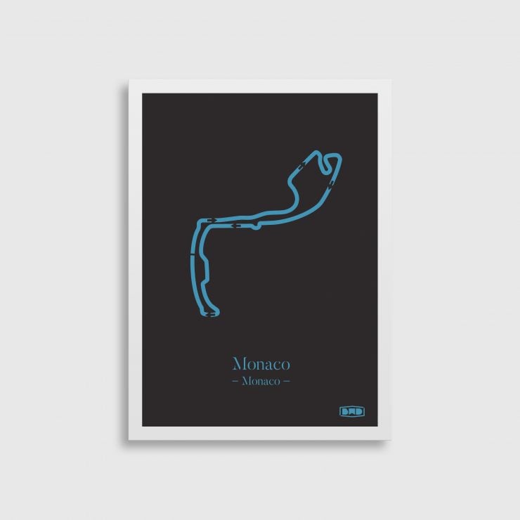 Auto Design Prints Racing Cuts – The World's Great Race Tracks Monaco