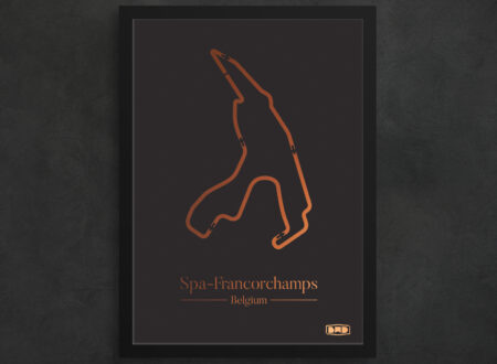 Auto Design Prints Racing Cuts – The World's Great Race Tracks Spa-Francorchamps