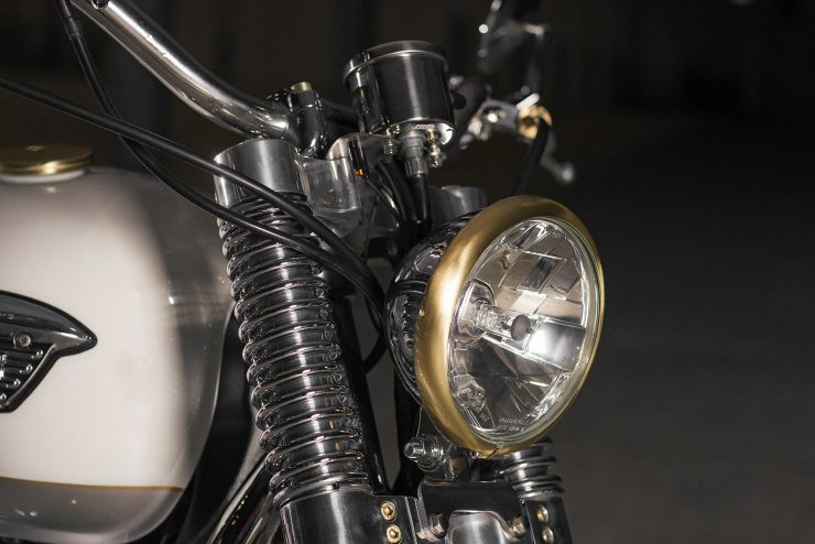 Custom Triumph Bonneville Headlight