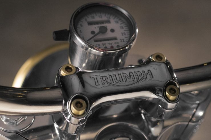 Custom Triumph Bonneville Speedo