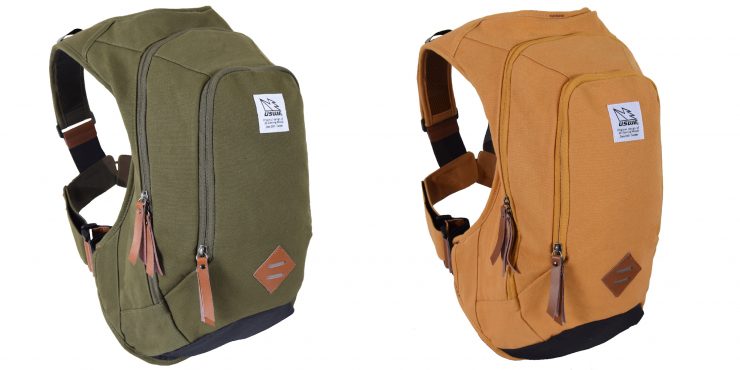 USWE Scrambler 16 Motorcycle Backpack Green and Khaki