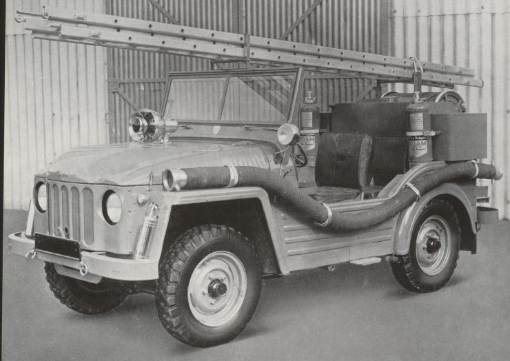 Austin Champ Firefly fire fighting vehicle