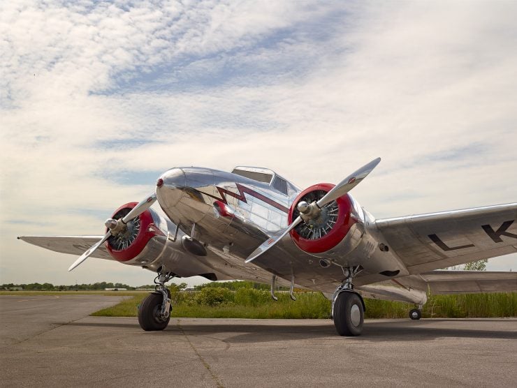 Lockheed Model 12 On Ground