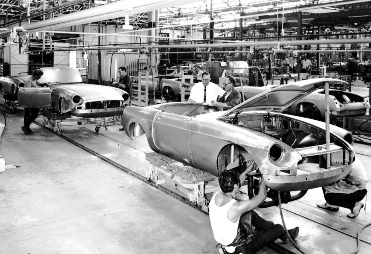 MGB Factory Assembly Line