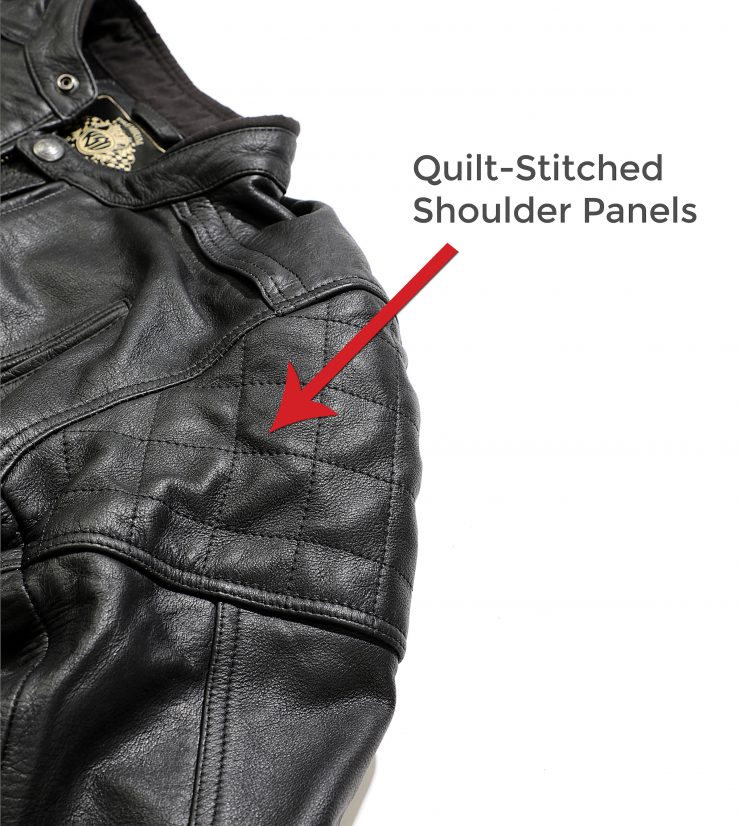 Quilt-Stitched Shoulders