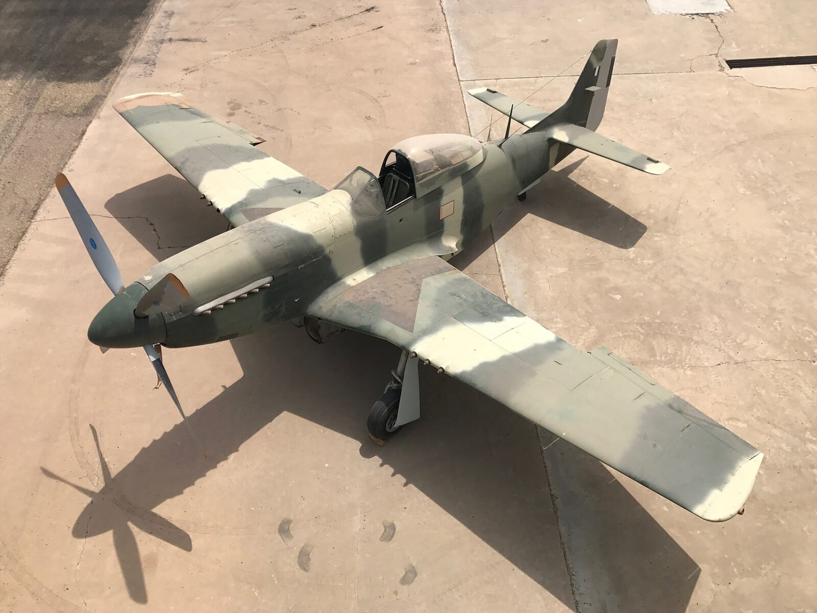 Unrestored P-51D Mustang