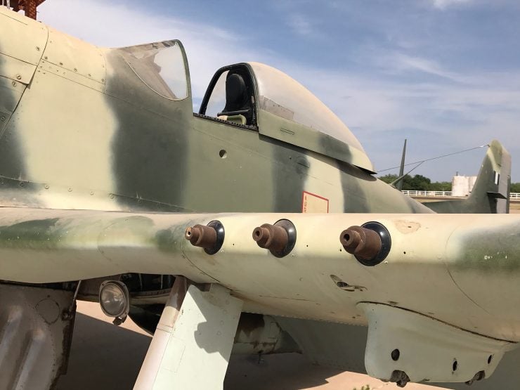 Unrestored P-51D Mustang Machine Guns