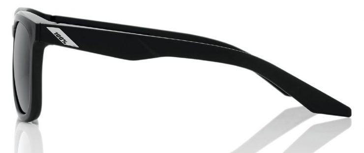 100% Hudson Sunglasses Black Side