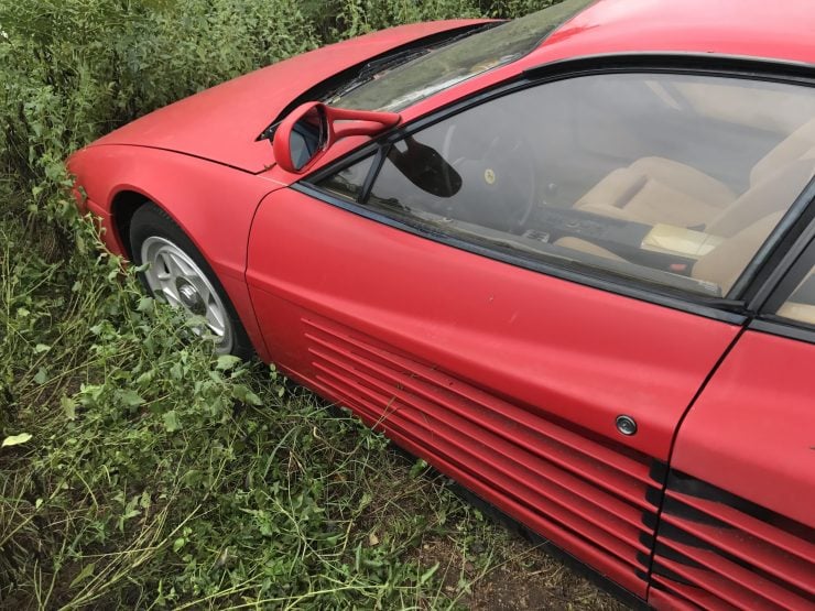 Abandoned Ferrari Testarossa