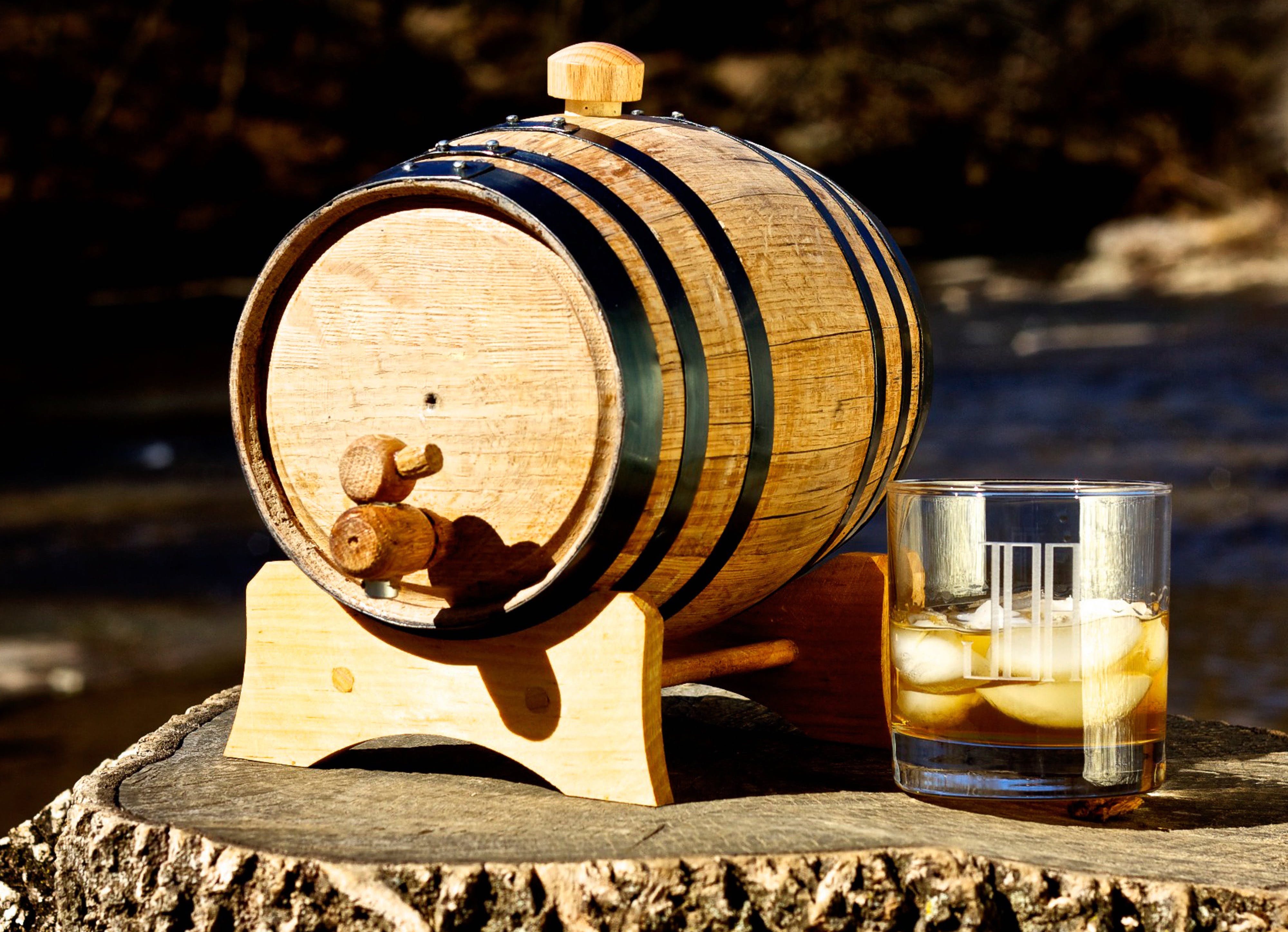Bluegrass Barrels 2-Litre Mini Oak Barrel Bourbon