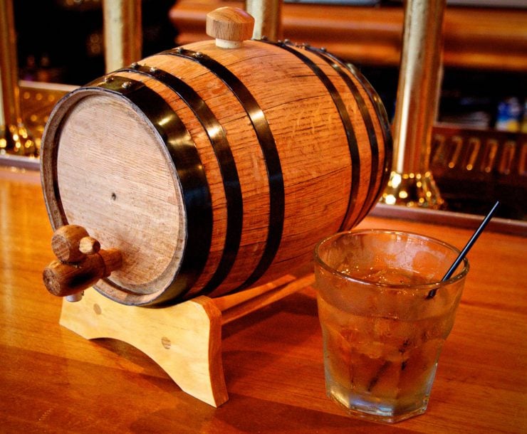 Bluegrass Barrels 2-Litre Mini Oak Barrel Whiskey