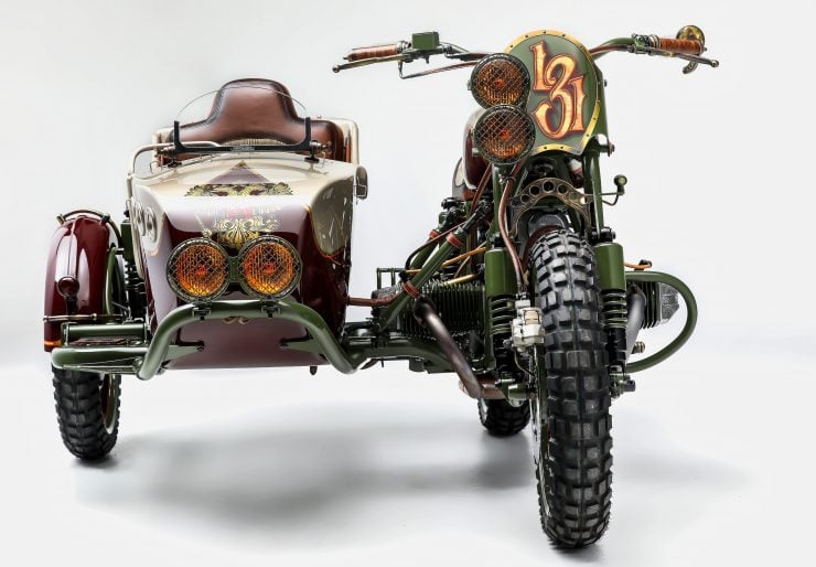 Custom 2WD Ural Sidecar Motorcycle Front 2