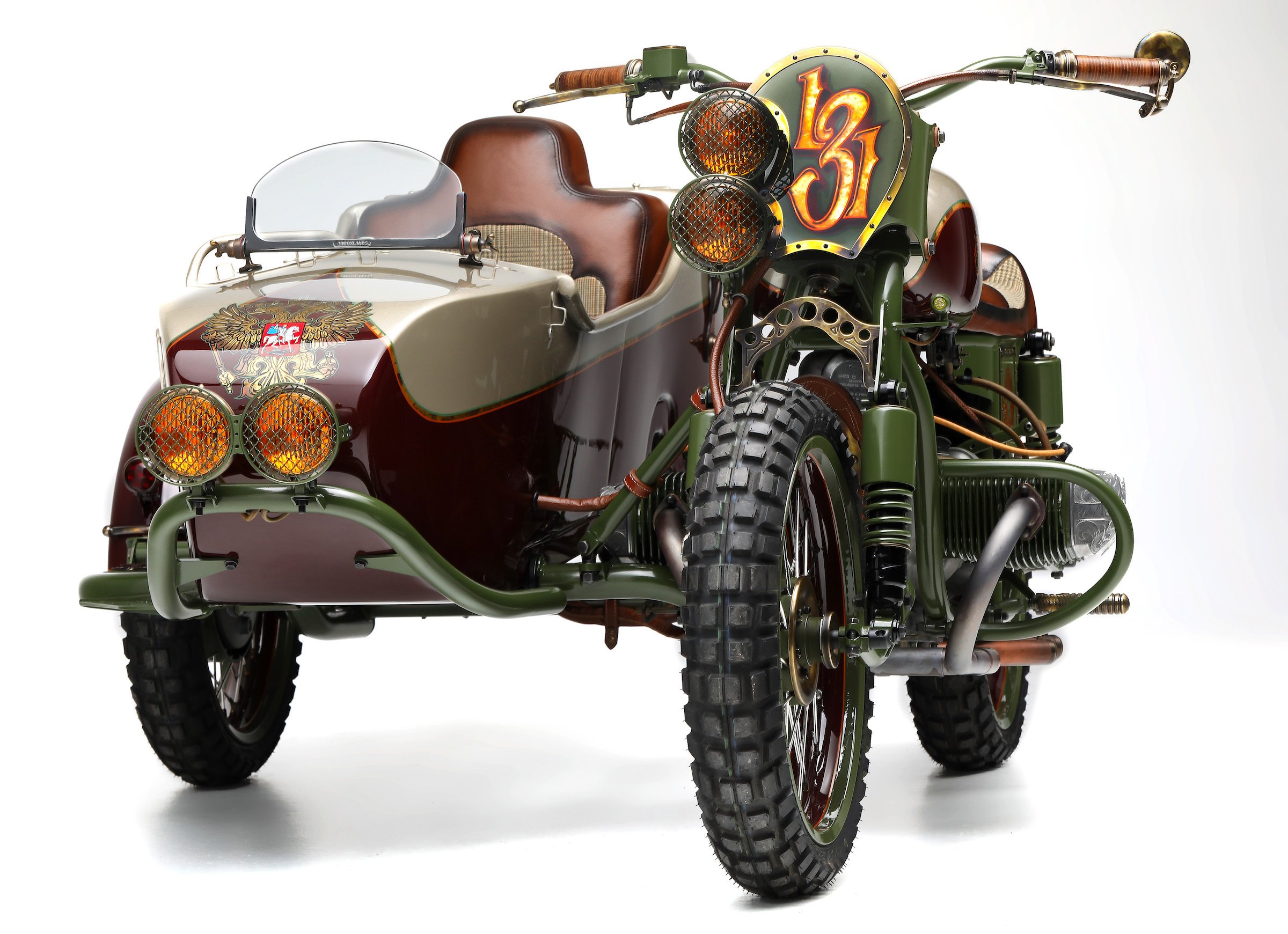 Custom 2WD Ural Sidecar Motorcycle by Le Mani Moto - “From Russia With